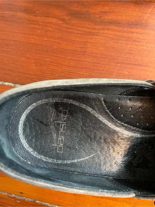 Dansko Tamara Grey Nubuck Buckle Comfort Clogs Sz 40 (US 9.5-10) 🧡🎀 - Image 8