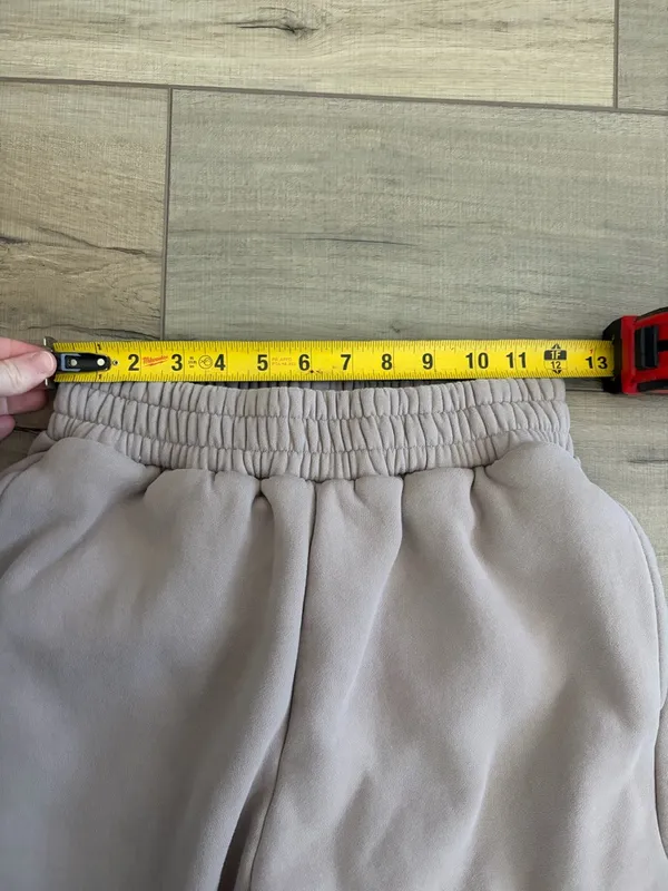 COMFRT Travel Essentials Oversized Unisex Jogger Fleece Sweatpants Bark Small - Image 7