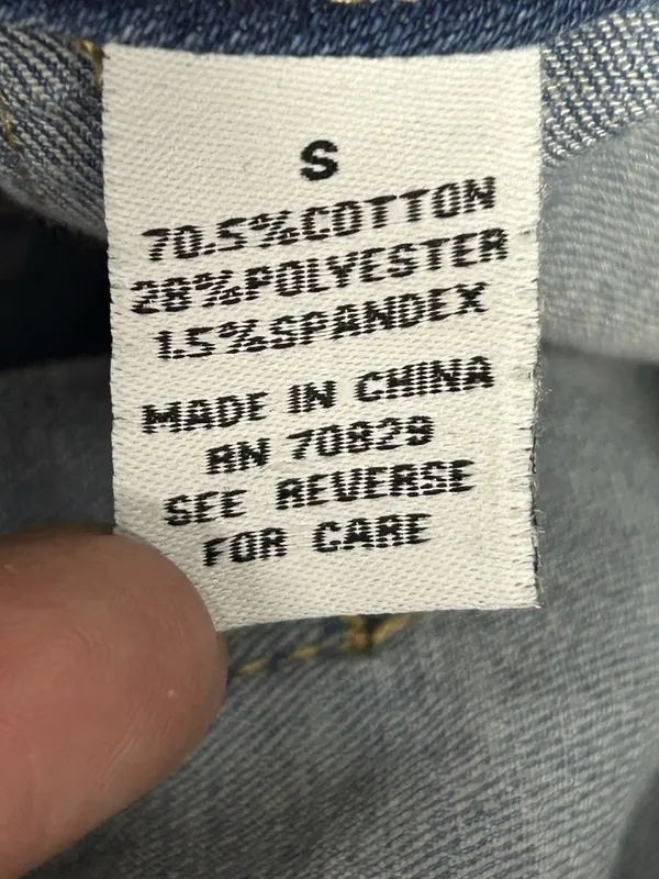 Y2K Denim Micro Mini Skirt Size Small Pleated Ruffle Bratz Indie Coquette Tennis - Image 6