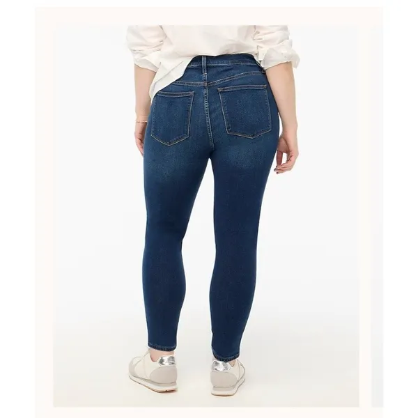 J.Crew Curvy High Rise Skinny Jeans Women's Size‎ 30 Medium Wash Stretch NEW - Image 3