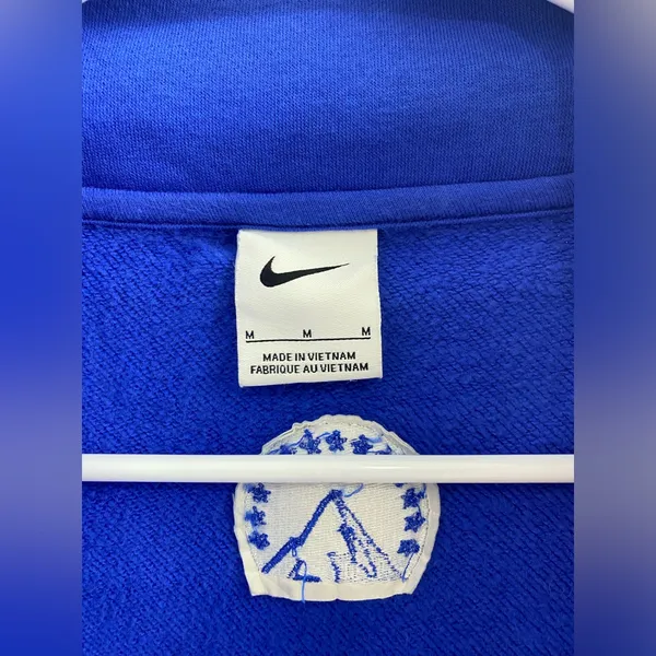 Nike Royal Blue Paramount Tech Half-Zip Pullover Size M - Image 3