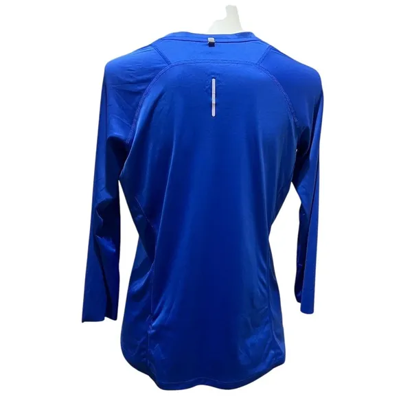Nike Women's Long Sleeve Running Top Blue Size L Dri-Fit Activewear - Image 10