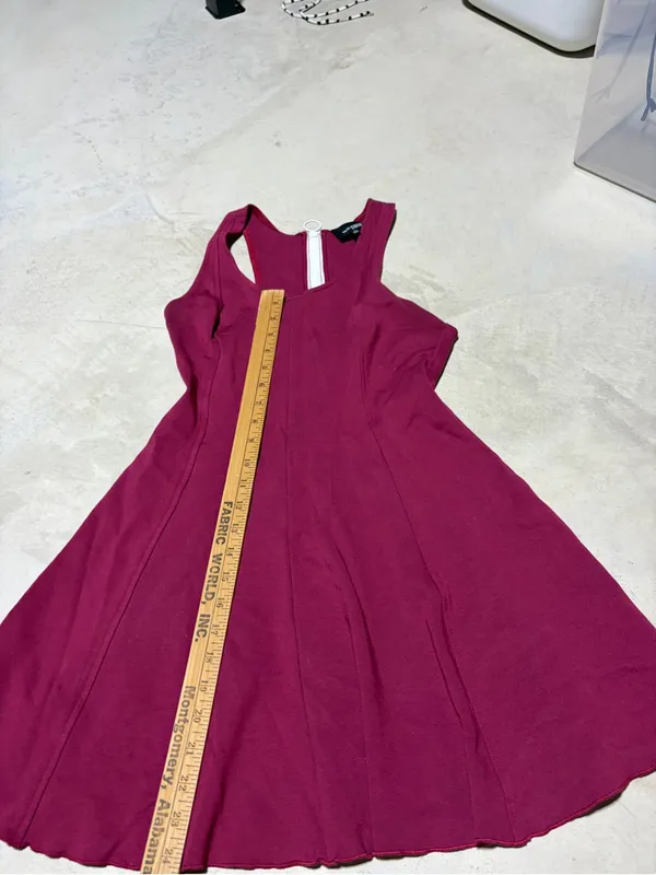 Aritzia Wilfred free Berry-Tone Sleeveless Fit & Flare Mini Dress 8 - Image 5