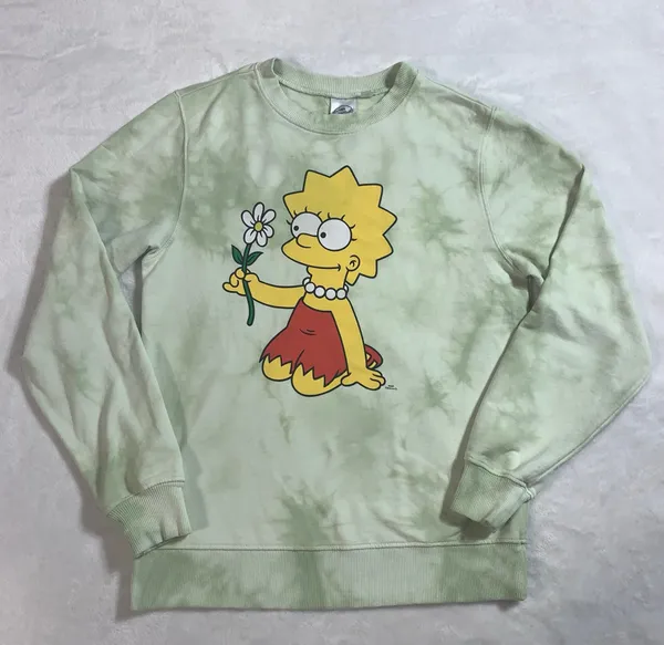 Lisa Simpson Sweatshirt/Shorts set size XS/S - Image 2