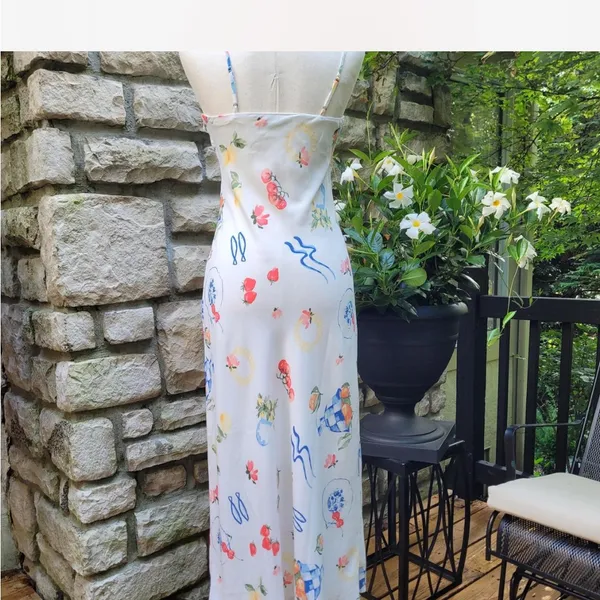 Abercrombie & Fitch pattern maxi Dress - xsmall petite NWT - Image 2