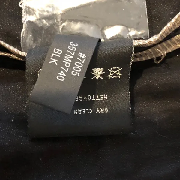 Cole Haan Dressy Black Rain Coat Sz 6 - Image 7