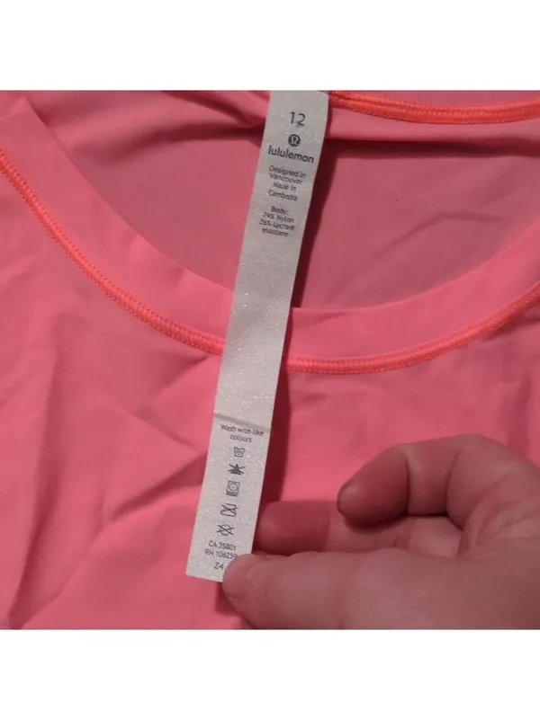 Lululemon Coral Pink Tank Top Size 12 - Image 4