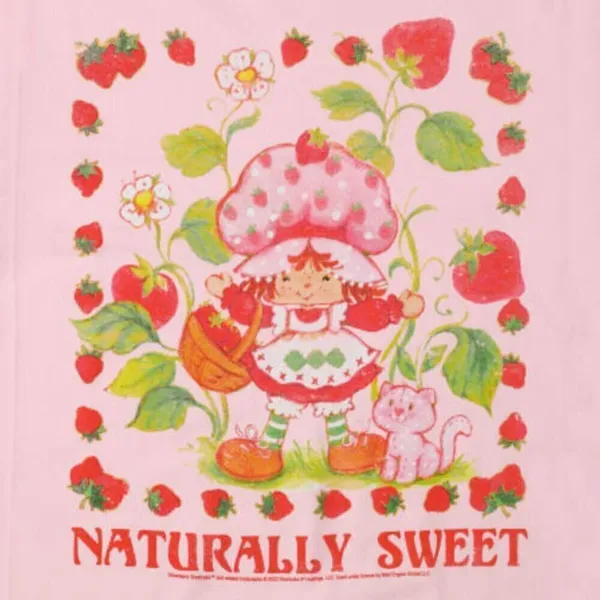 Strawberry Shortcake Graphic Tee M NWT Pink Retro 90s Vintage Character Summer - Image 2