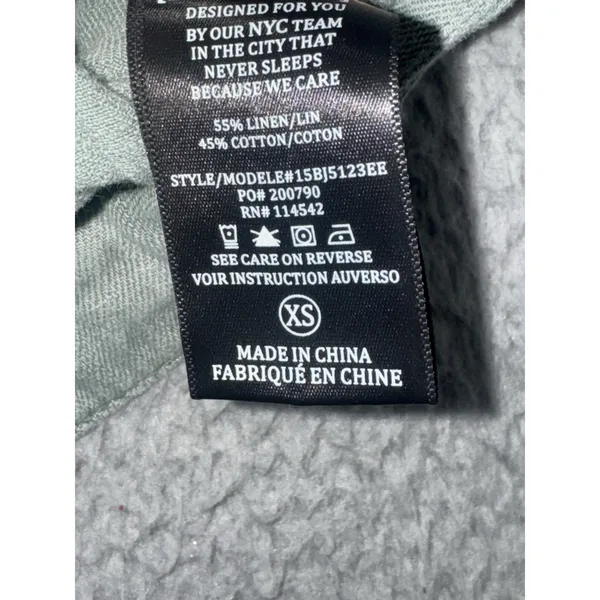 Blanknyc Jacket Women XS Full Zip Linen Utility Steampunk‎ Boho - Image 9