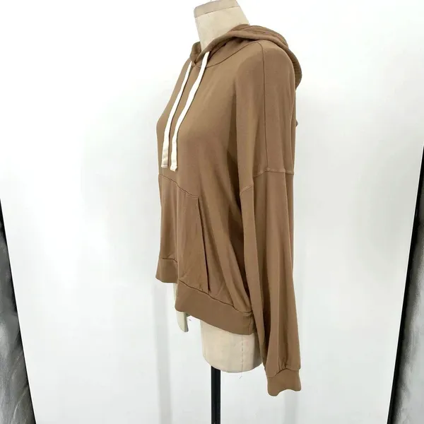 Electric‎ & Rose Melrose Micromodal Hoodie Honey Tan Brown Size Medium - Image 5