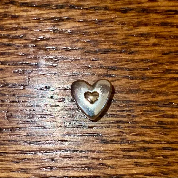 Pandora Moments Charm - Happy Anniversary with Gold Heart S925/14k 791290 - Image 2