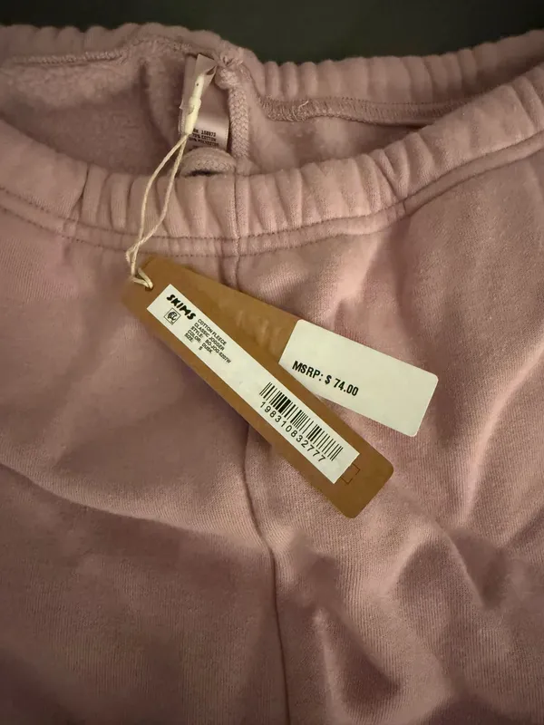 Skims pink sweatpants - Image 2