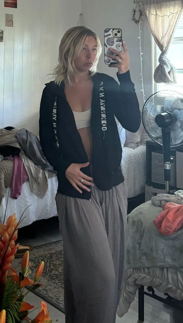 Black Zip Up Hoodie  - Image 3