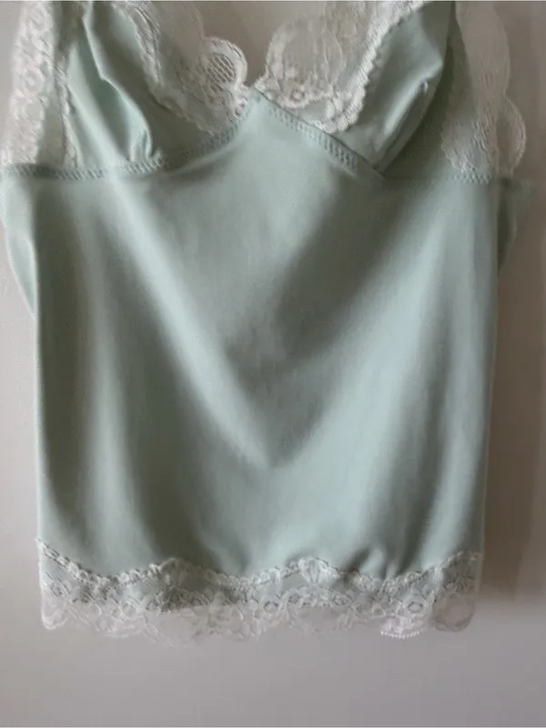 NWT Lioness Dos Fitted Cami in Pale Blue / Mint - Image 4