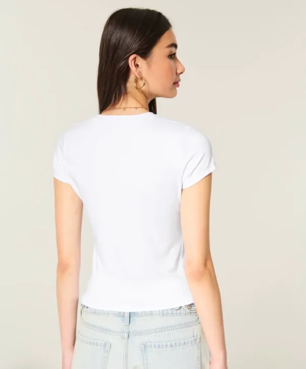 Hollister Smooth Seamless Fabric Crew Baby Tee - Image 2