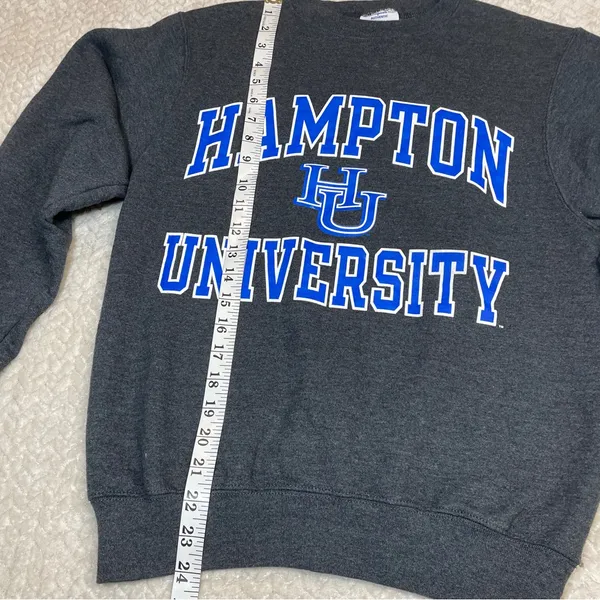 Champion Gray Hampton University Pullover Sweatshirt‎ Unisex Size XS - Image 4