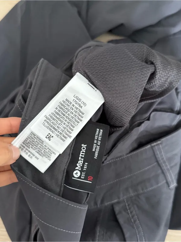 Marmot 10 Kodachrome Straight Pants Steel Grey Outdoor‎ Hike Travel Gorp - Image 4