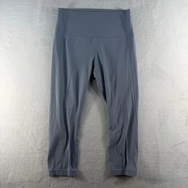 Lululemon 8 Align Crop 21" Leggings Pants Chambray Nulu Lightweight Buttery Soft - Image 4