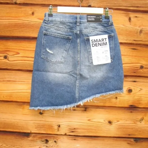 NWT Anthro DL1961 Blue Denim Jean Skirt - Image 6