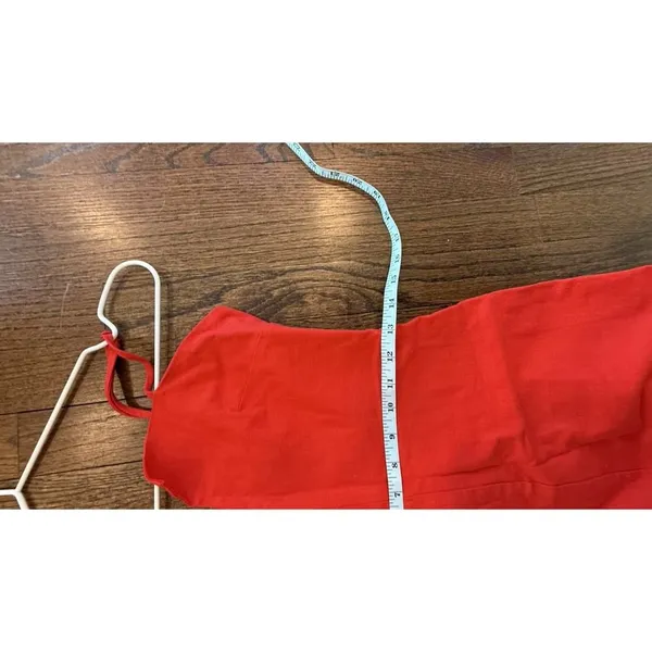 Revolve Lovers + Friends Wendy Linen Mini Dress Size Small Red Cocktail 1757 - Image 10