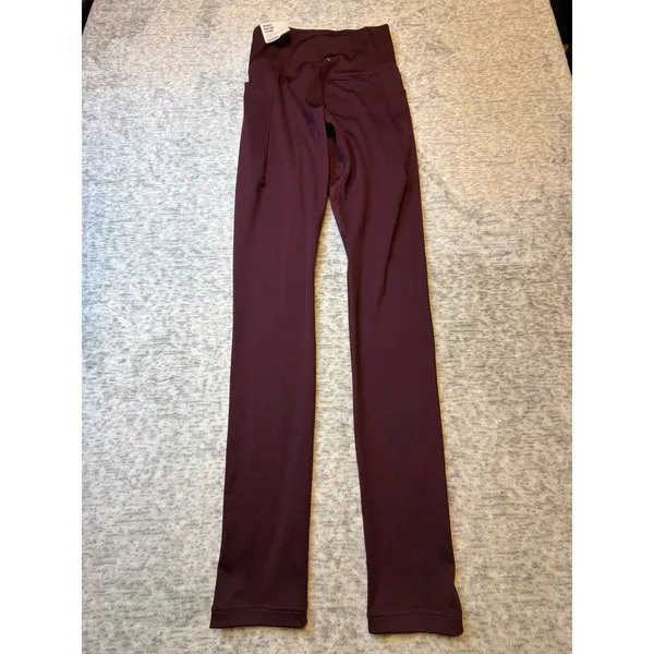 DSG Women Burgundy Activate High Rise‎ Full Length Leggings Size XS NWT - Image 5