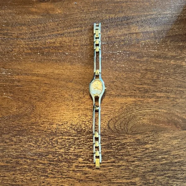 Relic Two-Tone Watch with Red Watch box Box EUC - Image 2
