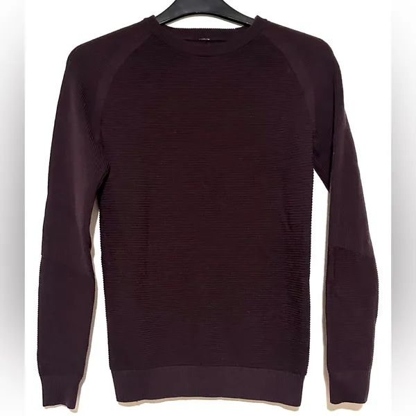 Lululemon Black Cherry Simply Wool Sweater - Image 4