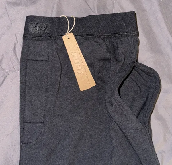 Skims Boyfriend Loose Pants Onyx - Image 2