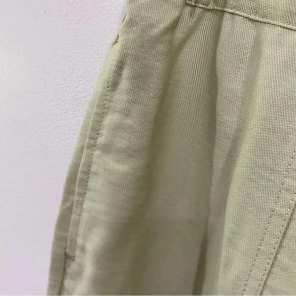 Madewell Tapered Huston Comfort Pull-On Crop Pants Green NWT Size‎ M - Image 7