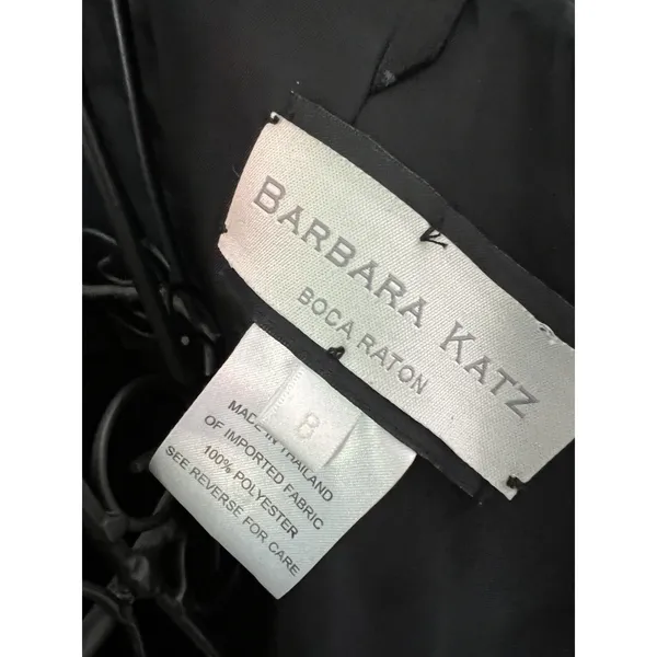 BARBARA KATZ BOCA RATON formal strapless 8 ‎ navy blue gown - Image 7