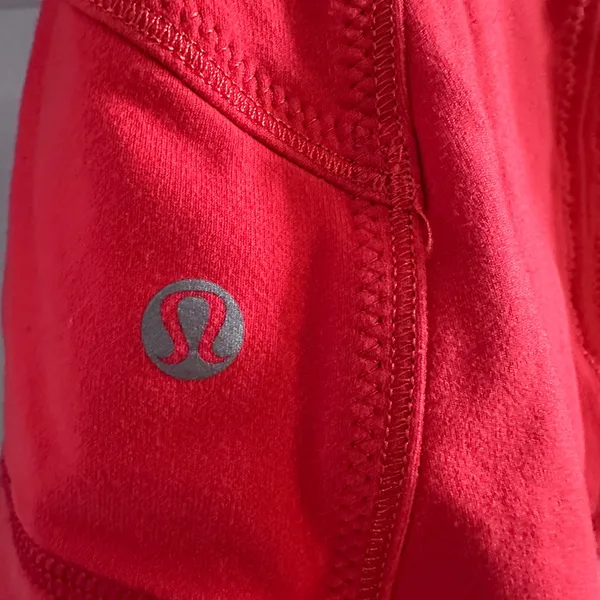 Lululemon Forme Jacket Womens 4 Athleisure Full Zip Stretch Luon Mesh‎ Vents Red - Image 7