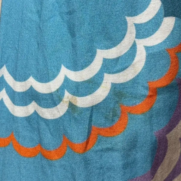 Never on Sunday Midi Sundress Blue Purple Orange Small - Image 5