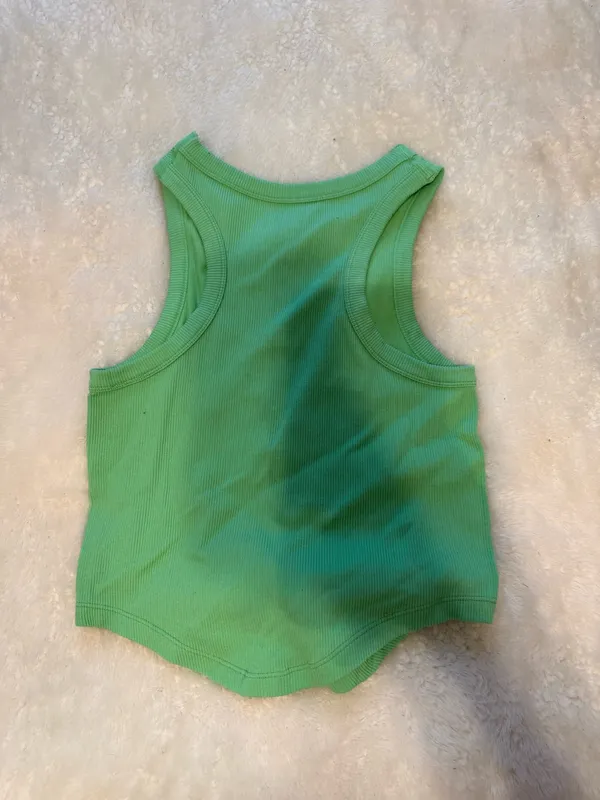 Streetwear Society Razorback Tank Top, Light Green - Image 2