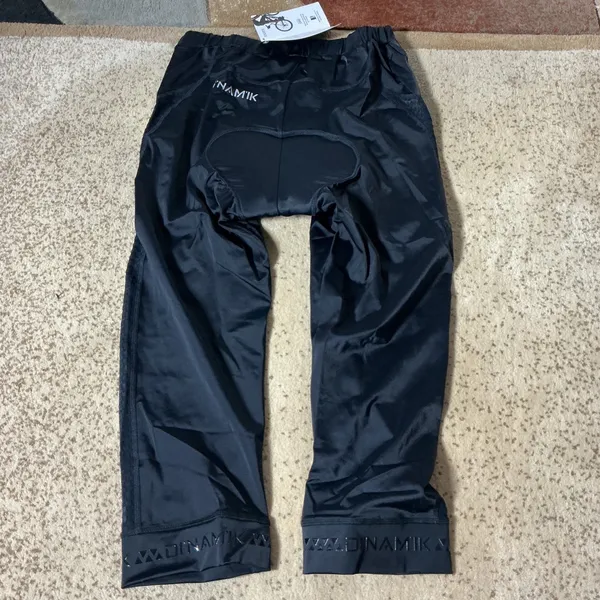 Dinamik Evo Pro D-004 Lady 3/4 Cycling‎ Pants Black Padded Capri 2XL NEW - Image 7