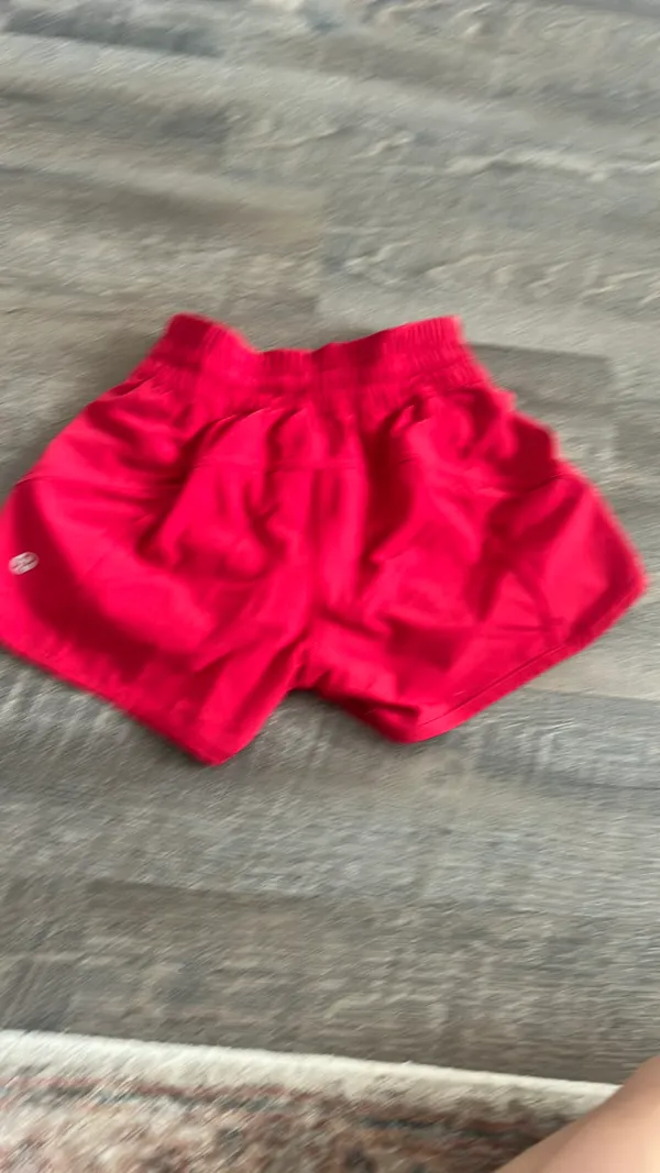 Red Lululemon Hotty Hot 4" - Image 3
