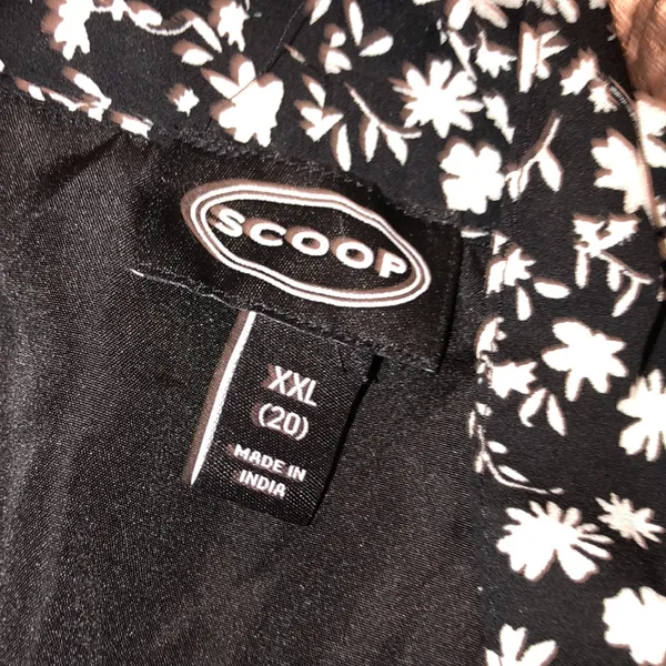 Scoop dress with tie neck size XXlarge new toy tags - Image 6