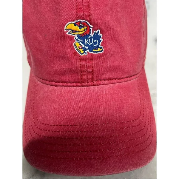 Legacy Women's Kansas Jayhawks Terra Adjustable Hat Red - Image 8