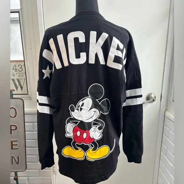 Disney Mickey Mouse Spirit Jersey medium‎ vacation beach travel oversized - Image 3