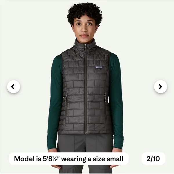 Patagonia NWT Women's Nano Puff Vest Sz S Outdoor Layering Utility Packable - Image 4