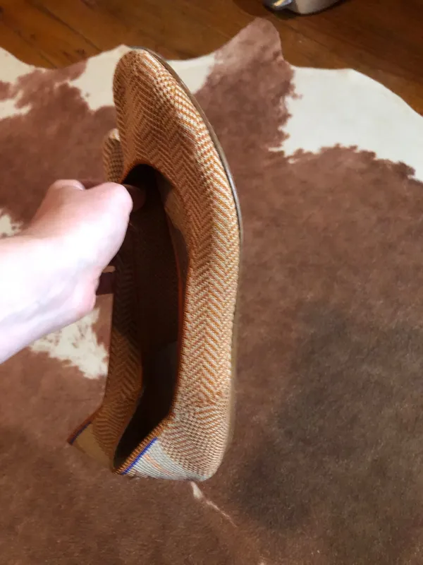 Rothy's slip on flats size 9 Orange and brown No flaws beside the wear in the bottoms!! - Image 4