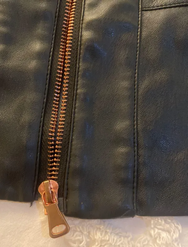 Kendall & Kylie Vegan Leather Mini Skirt - Image 3