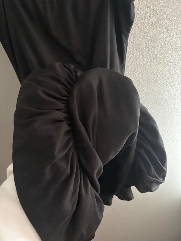 Black Bubble Dress Size L - Image 4