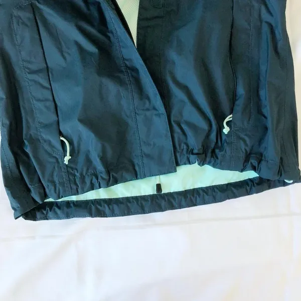 The North Face Teal HyVent Hooded Rain Jacket S - Image 4