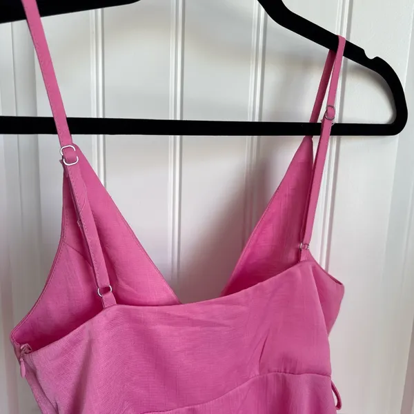 Hello Molly Vibrant Pink Mini Dress - Image 6
