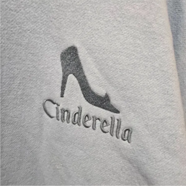 Disney Princess Cinderella Embroidered Crewneck Boxlunch Exclusive Size Large - Image 5