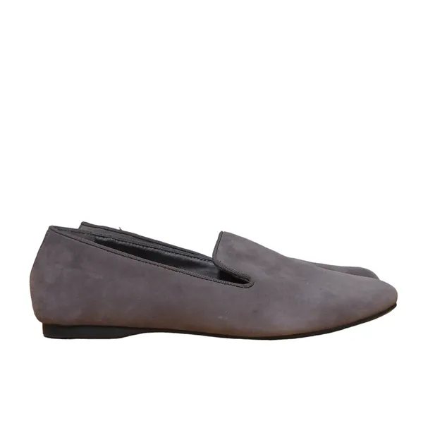 Birdies The Starling Gray Sueded Flats Smoking Slipper Loafer 7.5 - Image 2