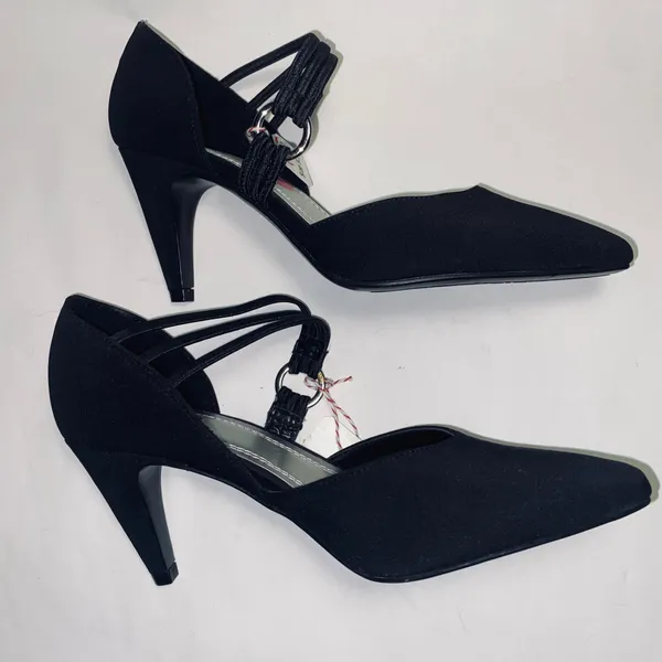 IMPO Heels - Black w/Silver Size 5.5  - Image 5