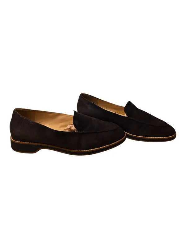 Cole Haan Women’s “The Go To” Navy Suede Slip-On Loafers - Image 2