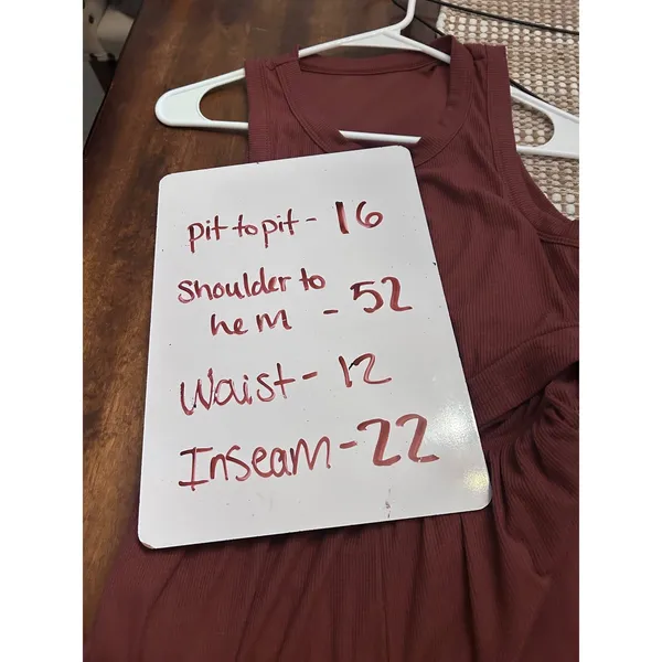 Latched Mama Nursing Jumpsuit Plum Burgundy Ribbed Sleeveless Wide Leg Small - Image 7