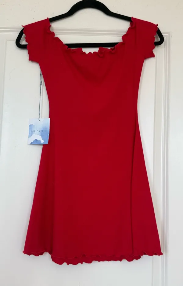 NWT Revolve Majorelle Ophelia Dress Red XS - Image 2
